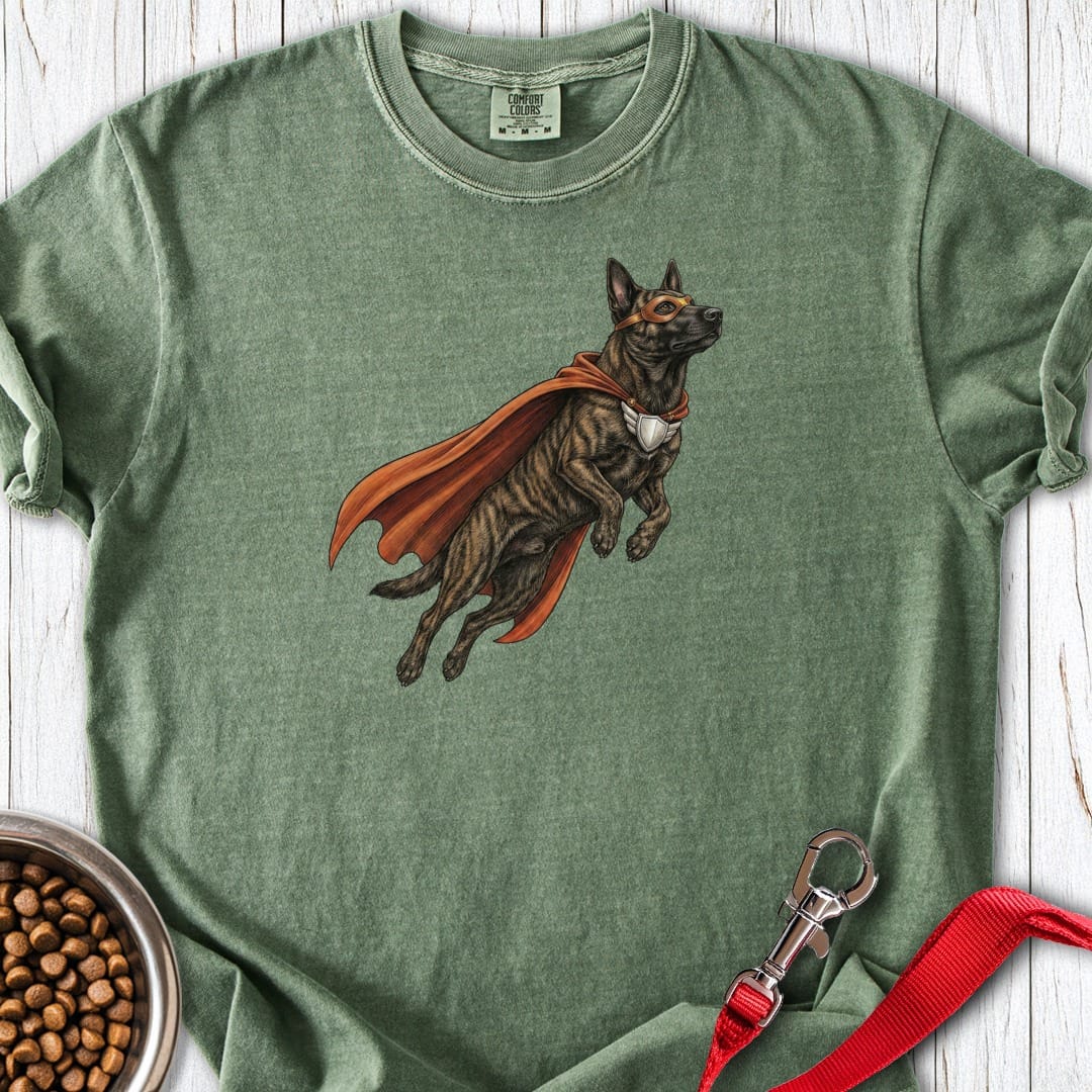 Dutch Shepherd Superhero Premium Tee Moss