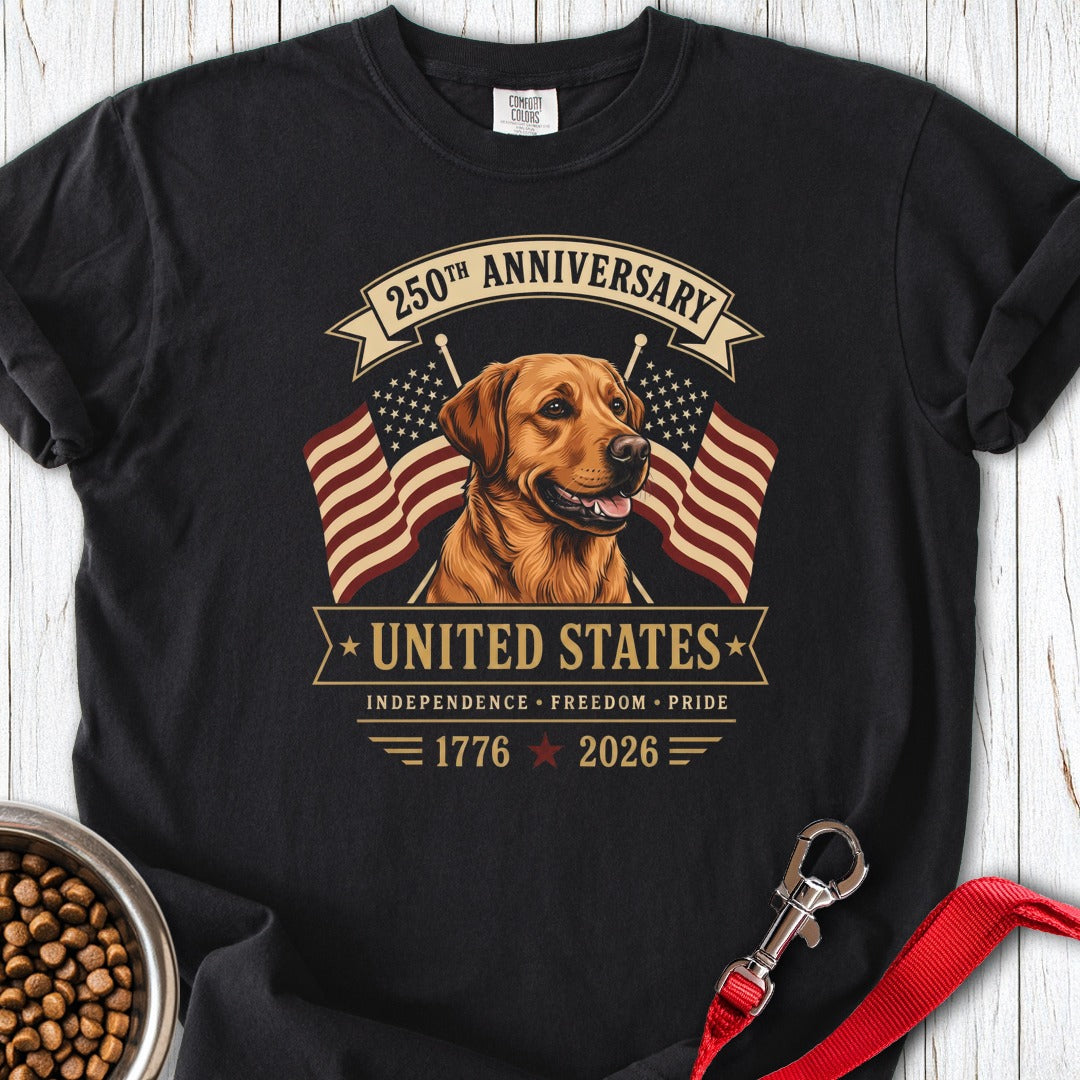 Fox Red Lab 250 USA Anniversary II Premium Tee Black