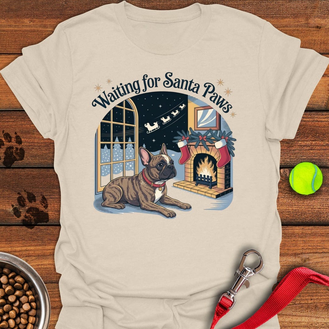 French Bulldog Santa Paws Christmas Natural