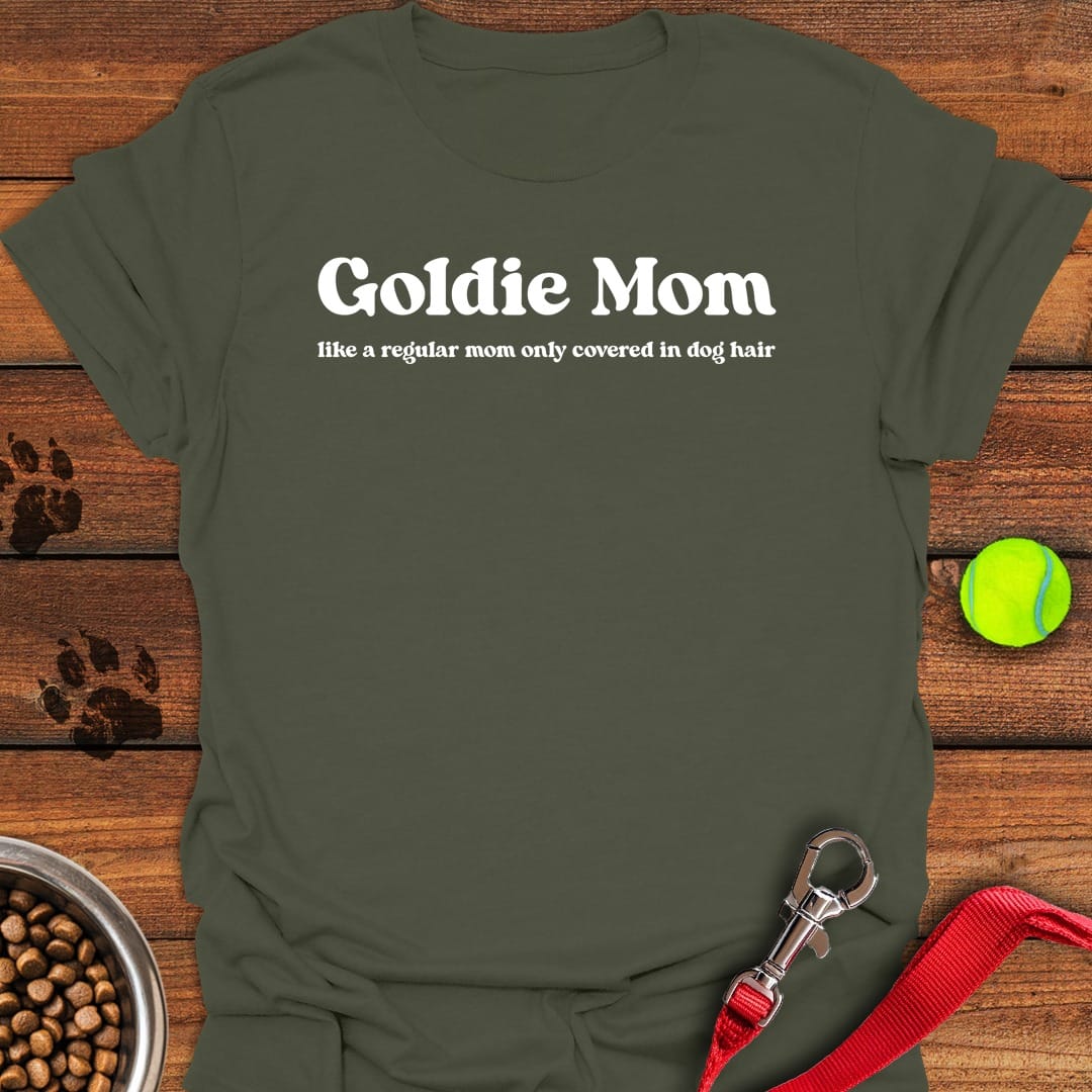 Funny Goldie Mom Military Green