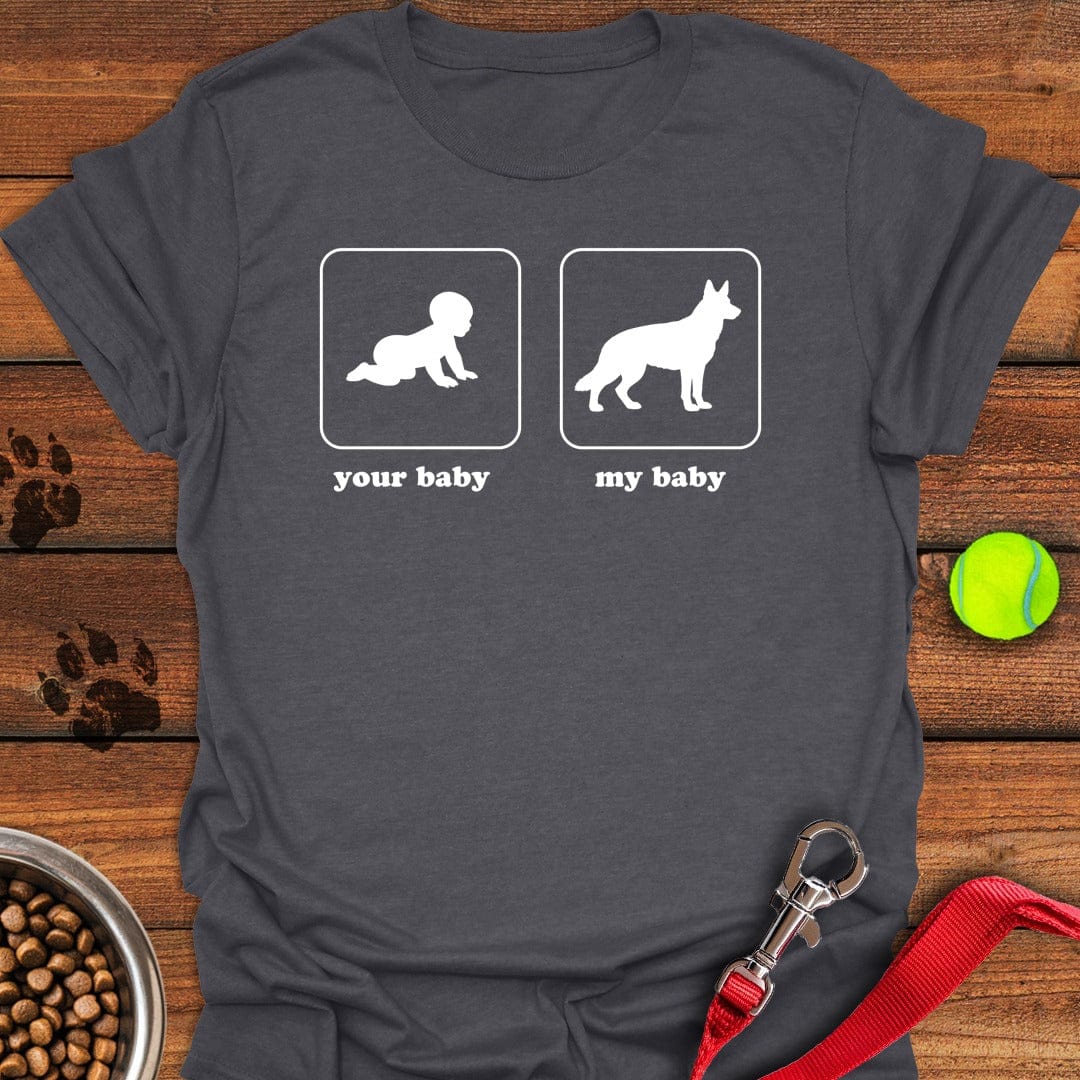 German Shepherd Baby Dark Heather