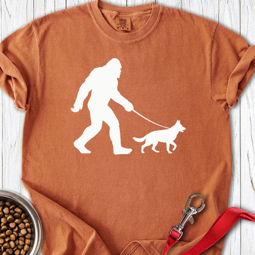 German Shepherd Bigfoot Premium Tee Yam