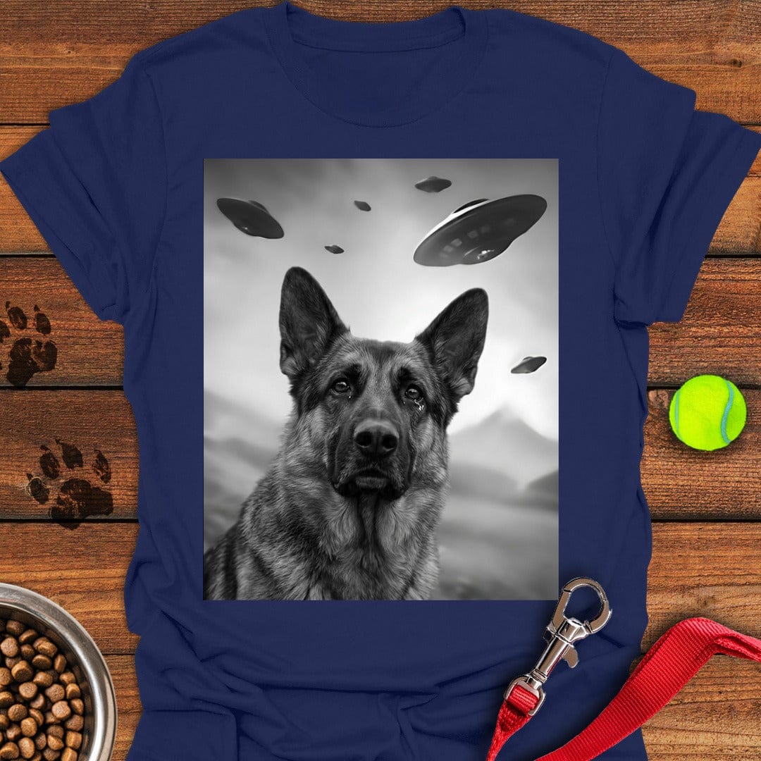 German Shepherd UFO Navy