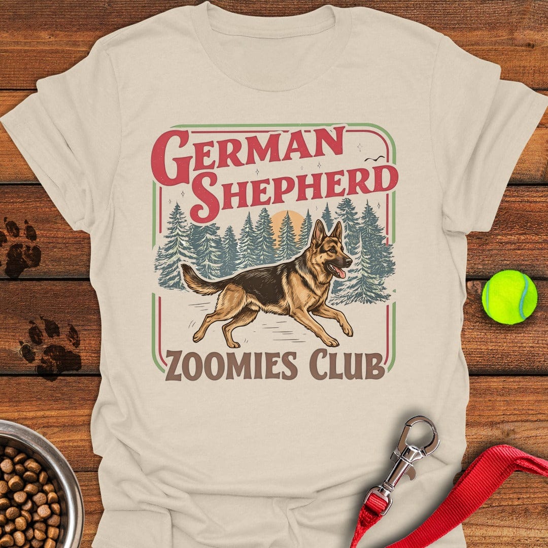 German Shepherd Zoomies Natural