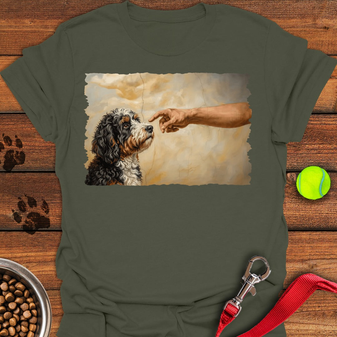 God Creates Bernedoodle Military Green