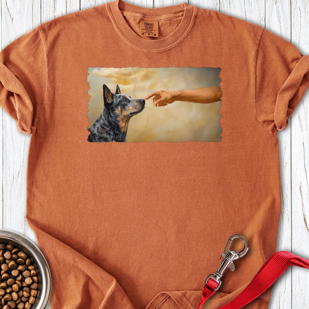 God Creates Blue Heeler Premium Tee Yam
