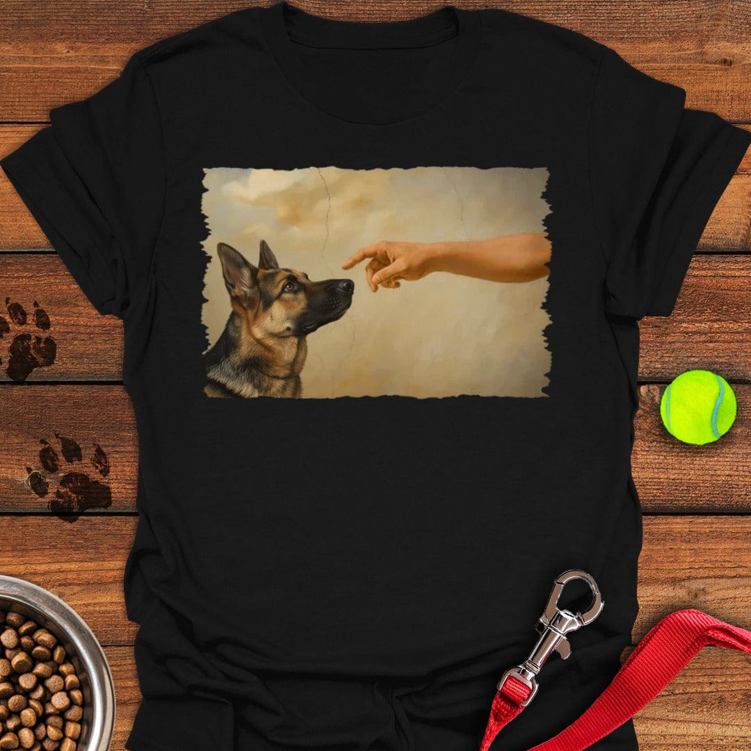 God Creates German Shepherd Black