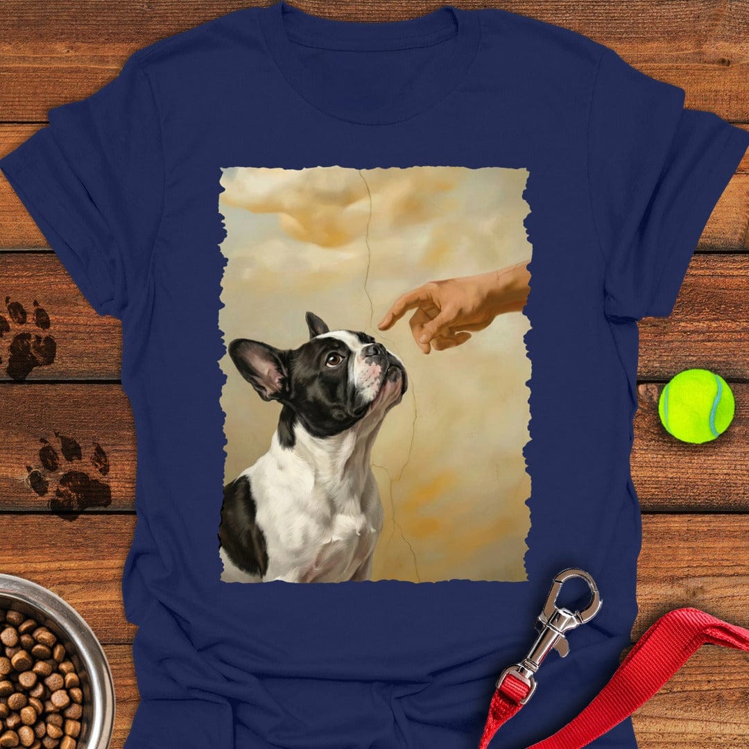 God Creates Piebald French Bulldog Navy