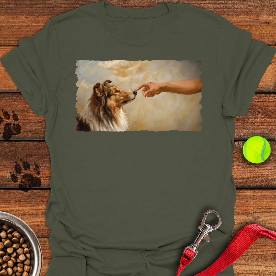 God Creates Rough Collie Military Green