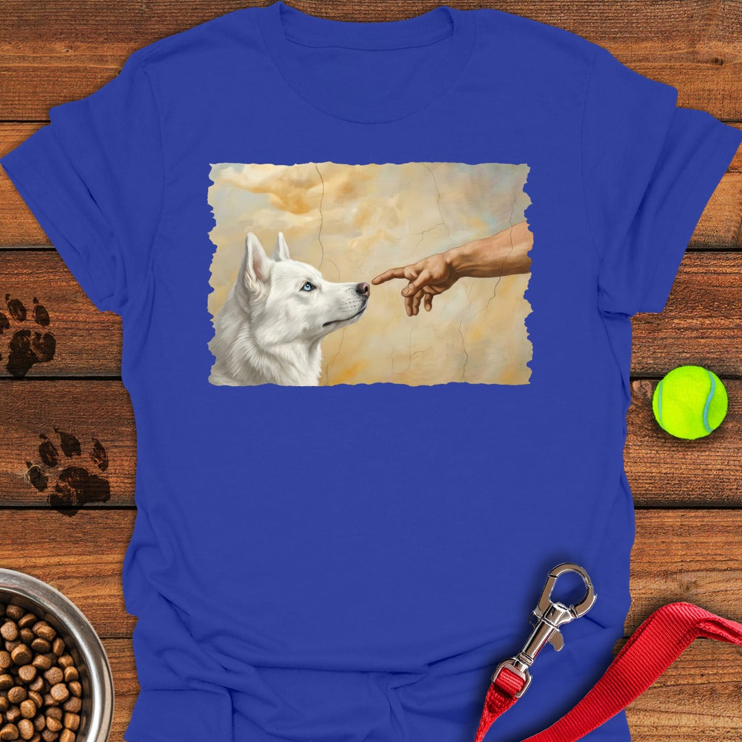 God Creates White Husky Royal