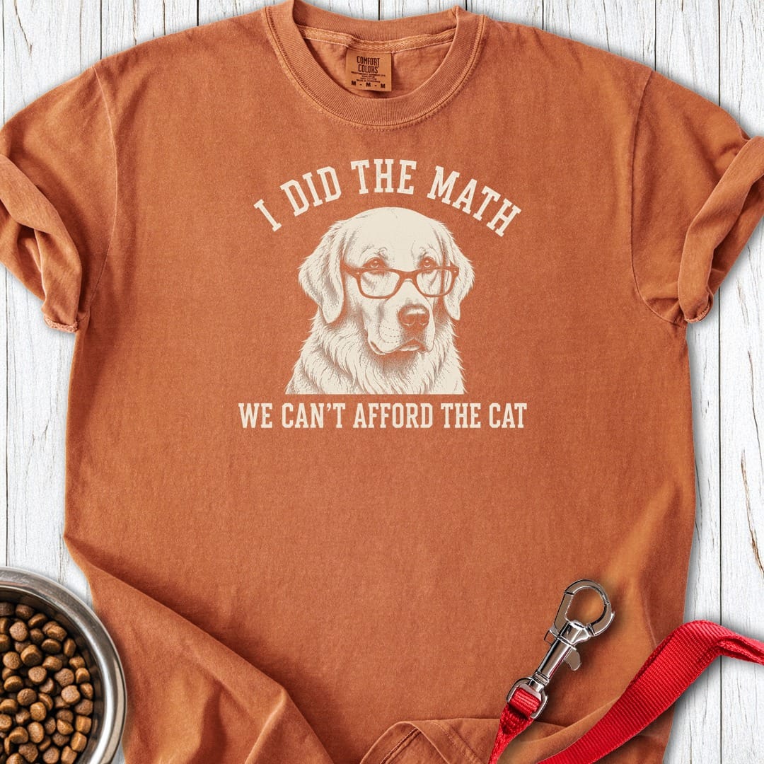 Golden Retriever Ban the Cat Premium Tee Yam