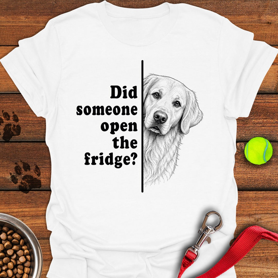 Golden Retriever Fridge White