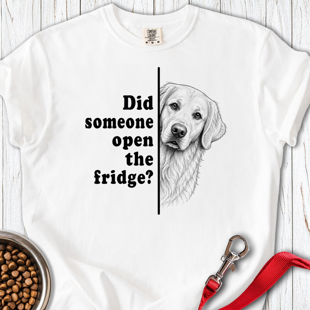 Golden Retriever Fridge Premium Tee White