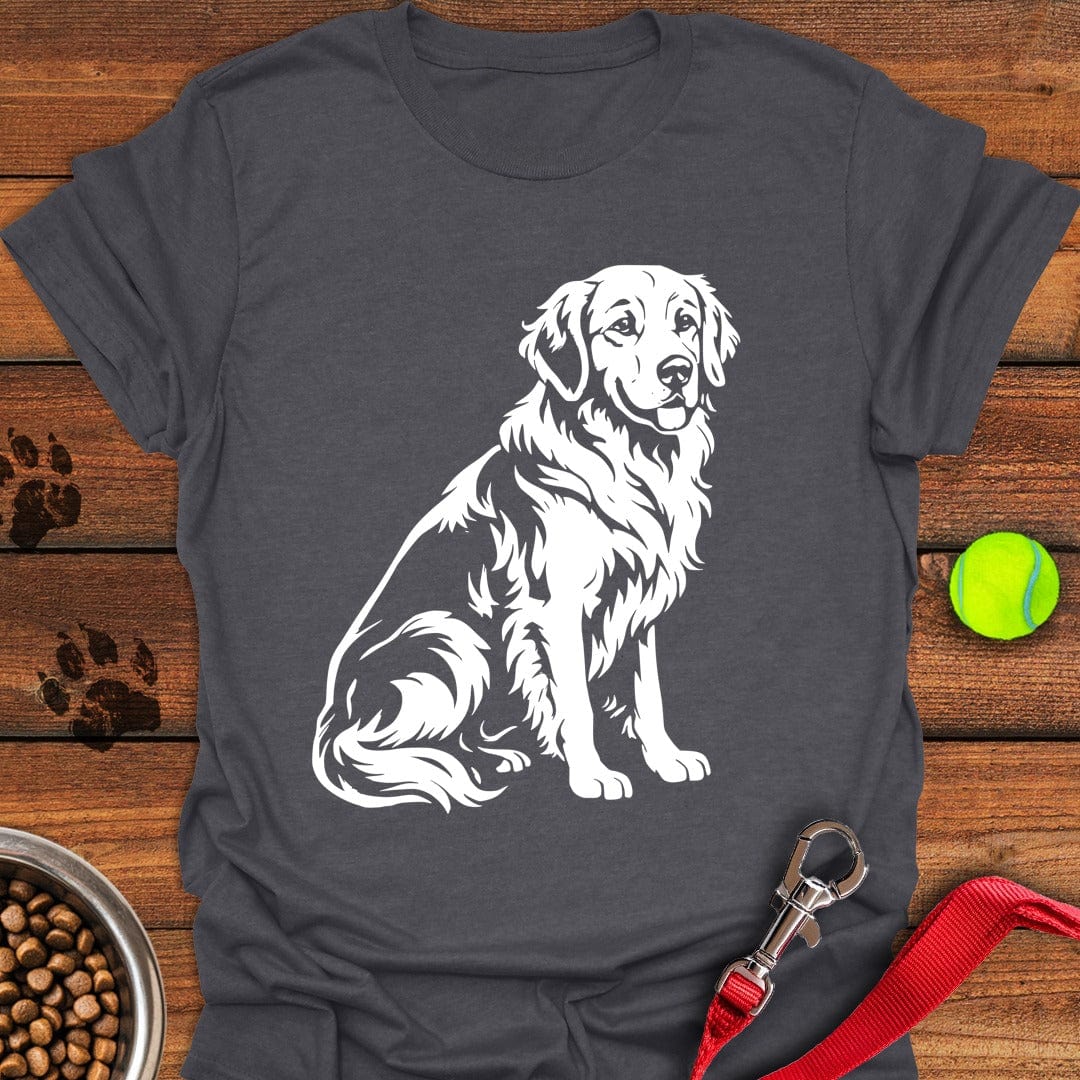 Golden Retriever Graphic T-Shirt Dark Heather