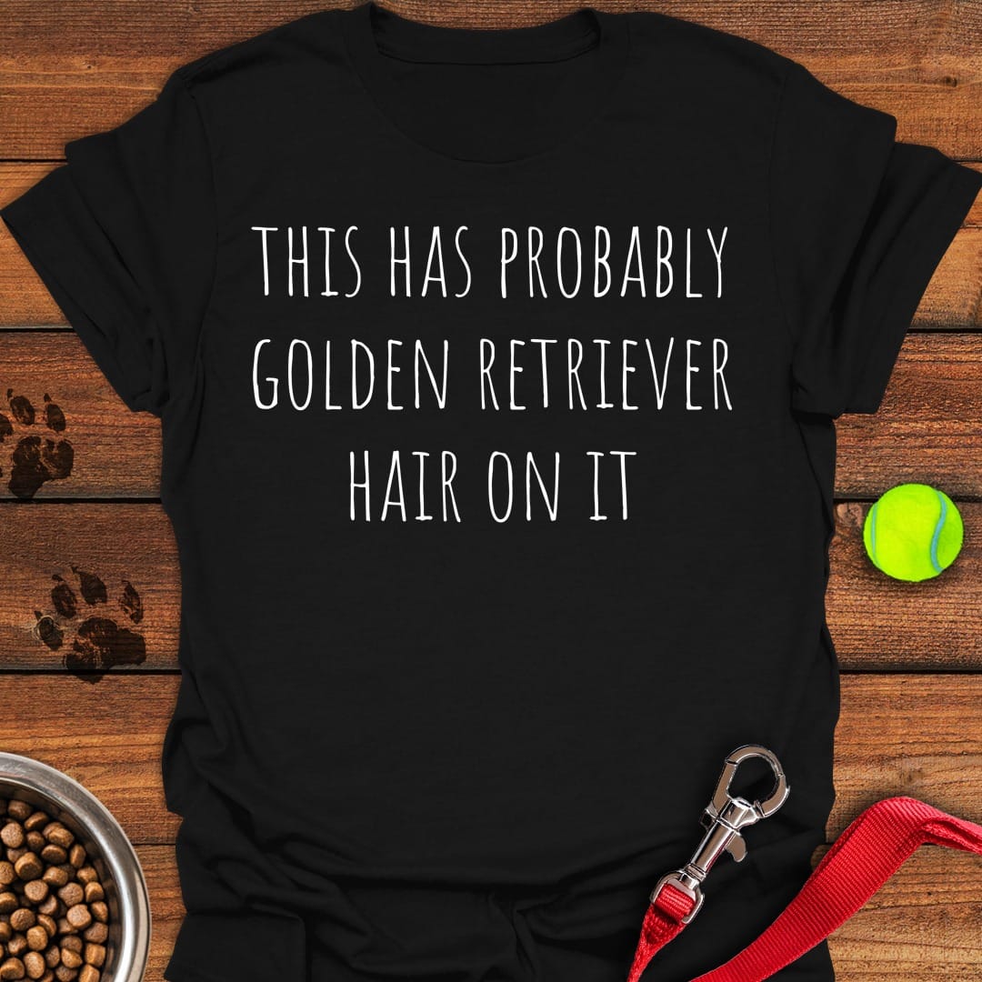 Golden Retriever Hair Black