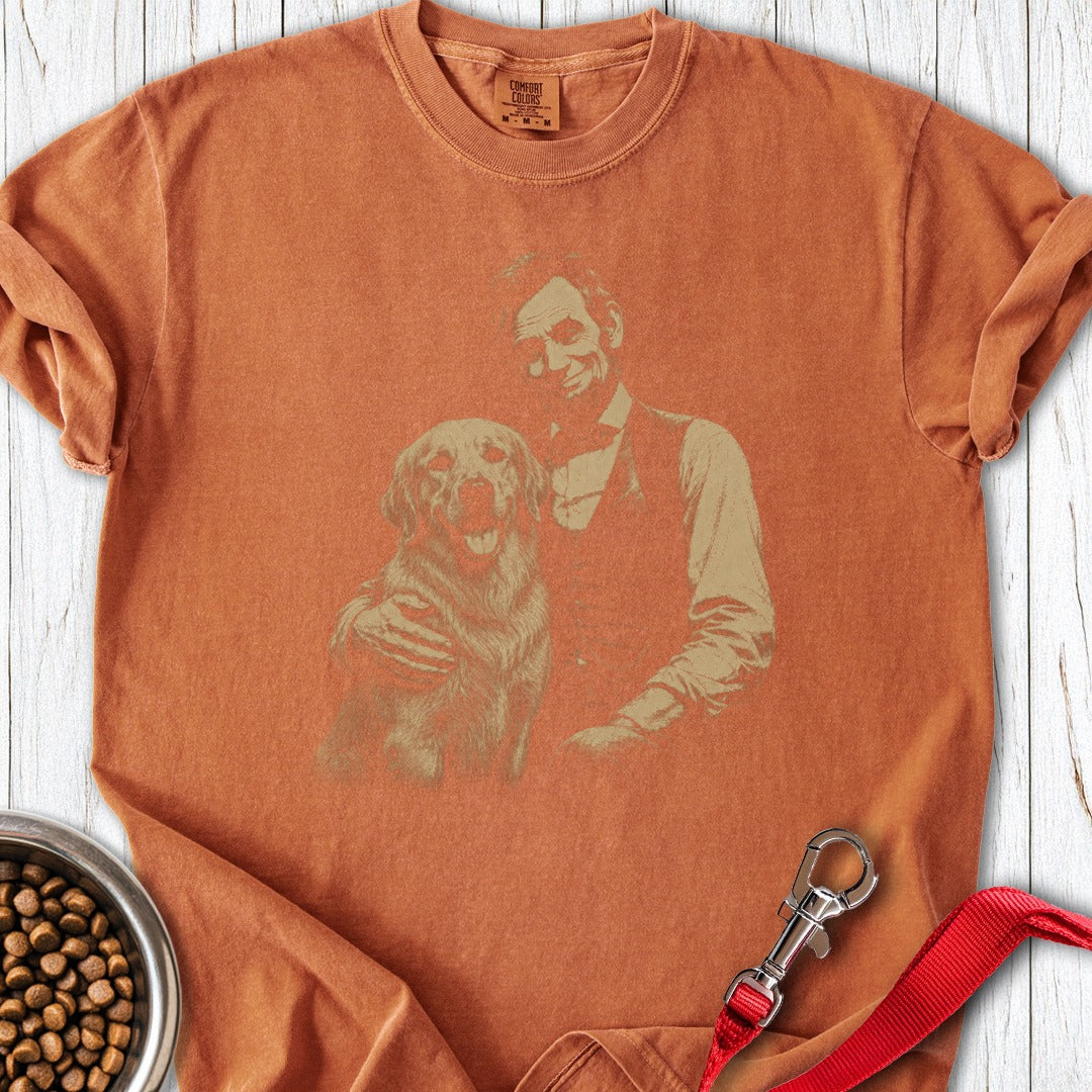 Golden Retriever Lincoln Premium Tee Yam