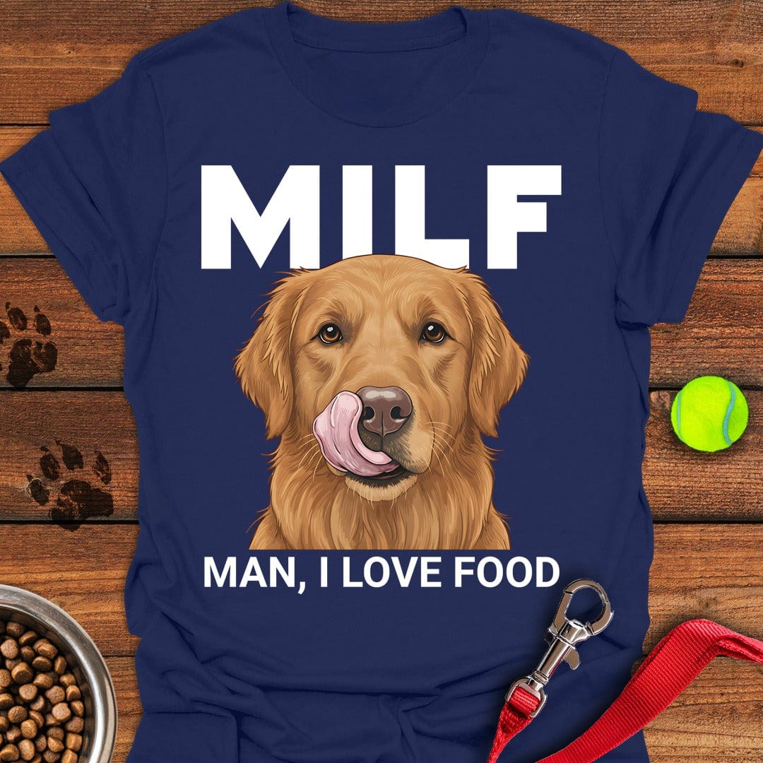 Golden Retriever MILF T-Shirt Navy