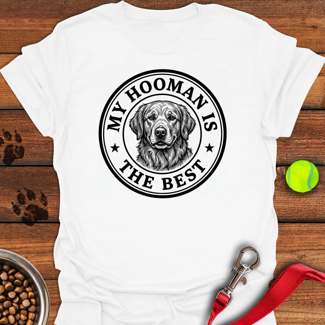 Golden Retriever My Hooman White
