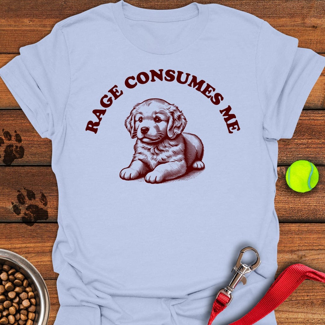 Golden Retriever Rage Light Blue