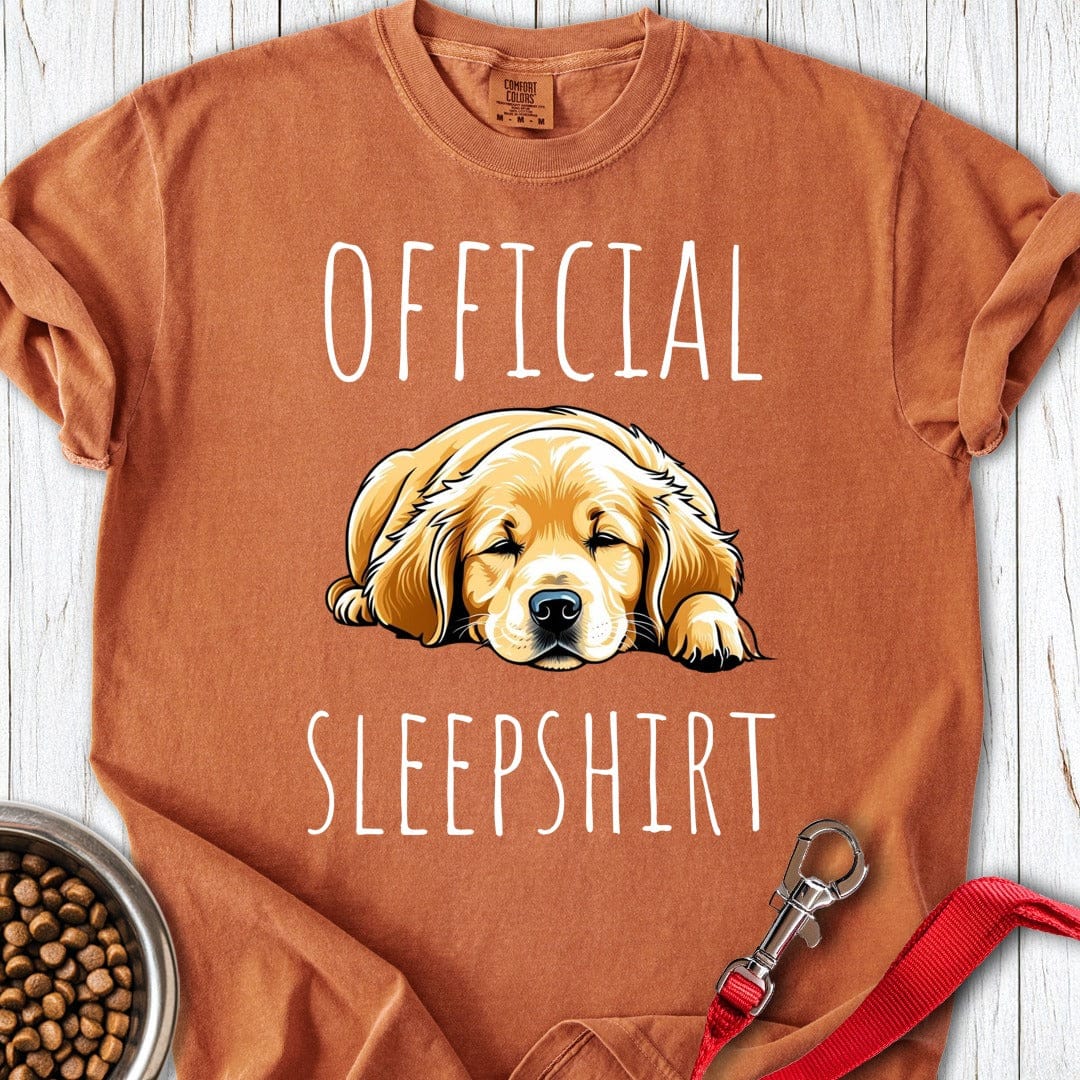 Golden Retriever Sleepshirt Premium Tee Yam