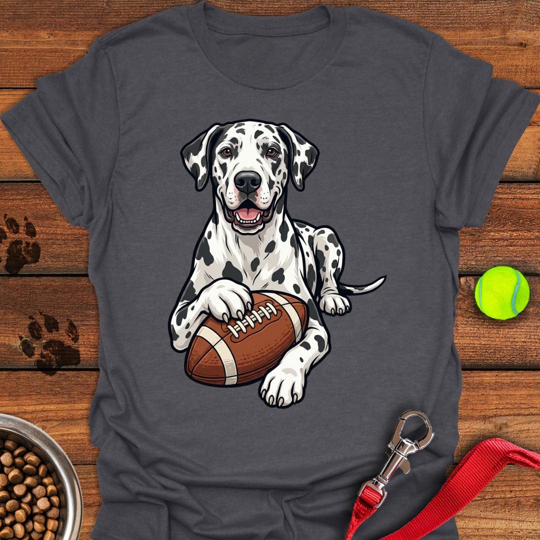 Harlequin Great Dane Football Dark Heather
