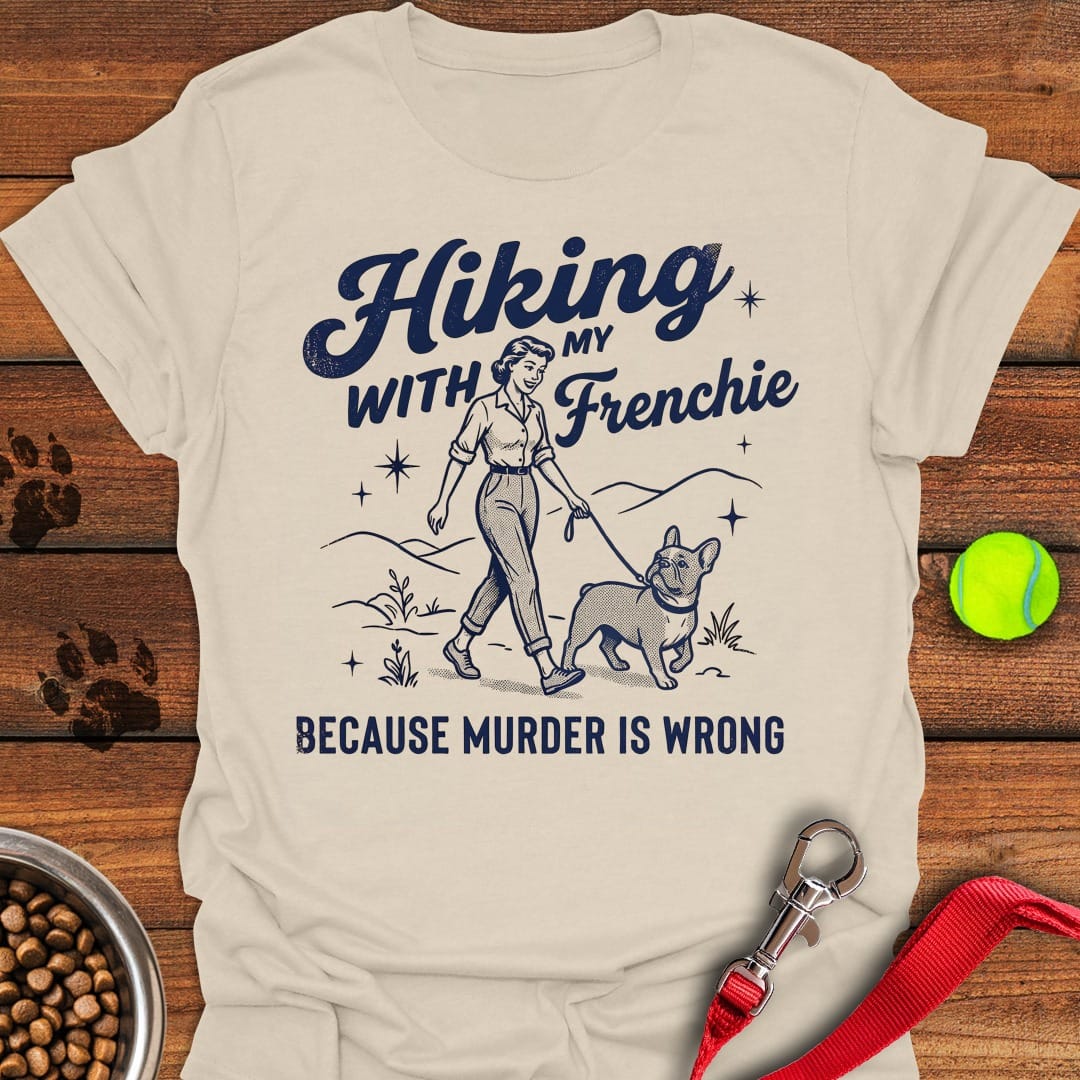 Hiking With My Frenchie Natural