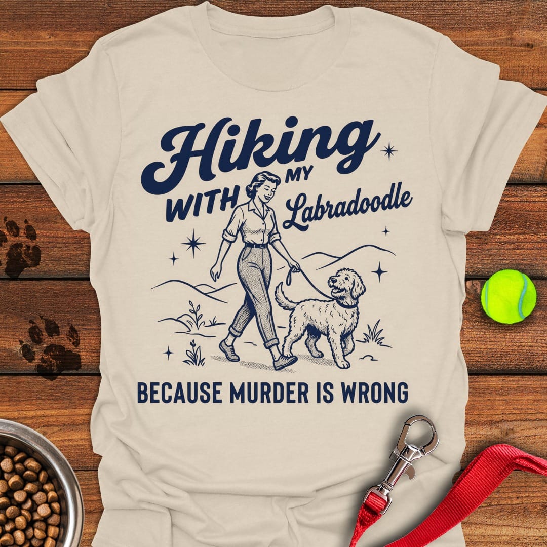 Hiking With My Labradoodle Natural