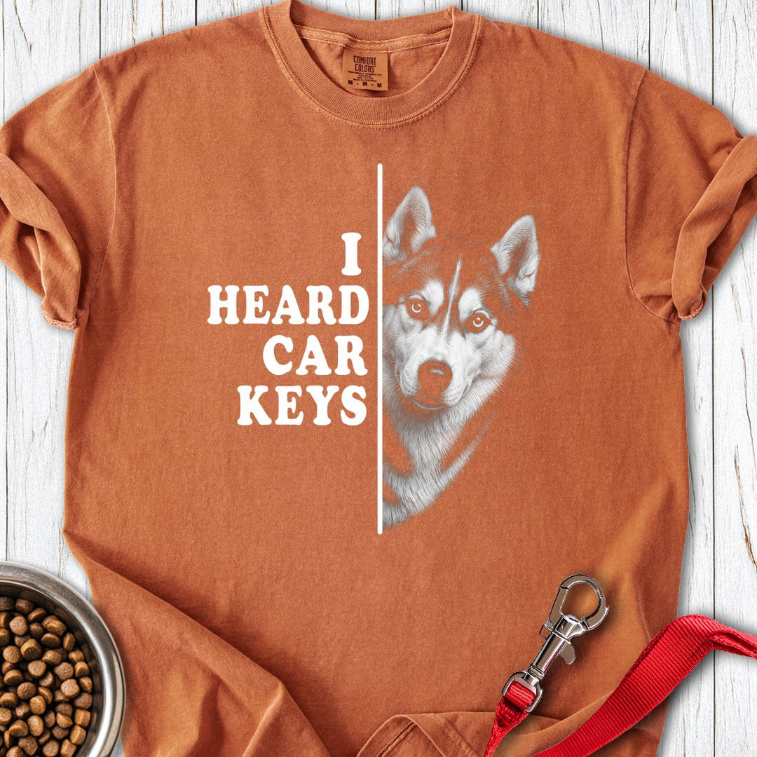 Husky Car Keys Premium Tee Yam