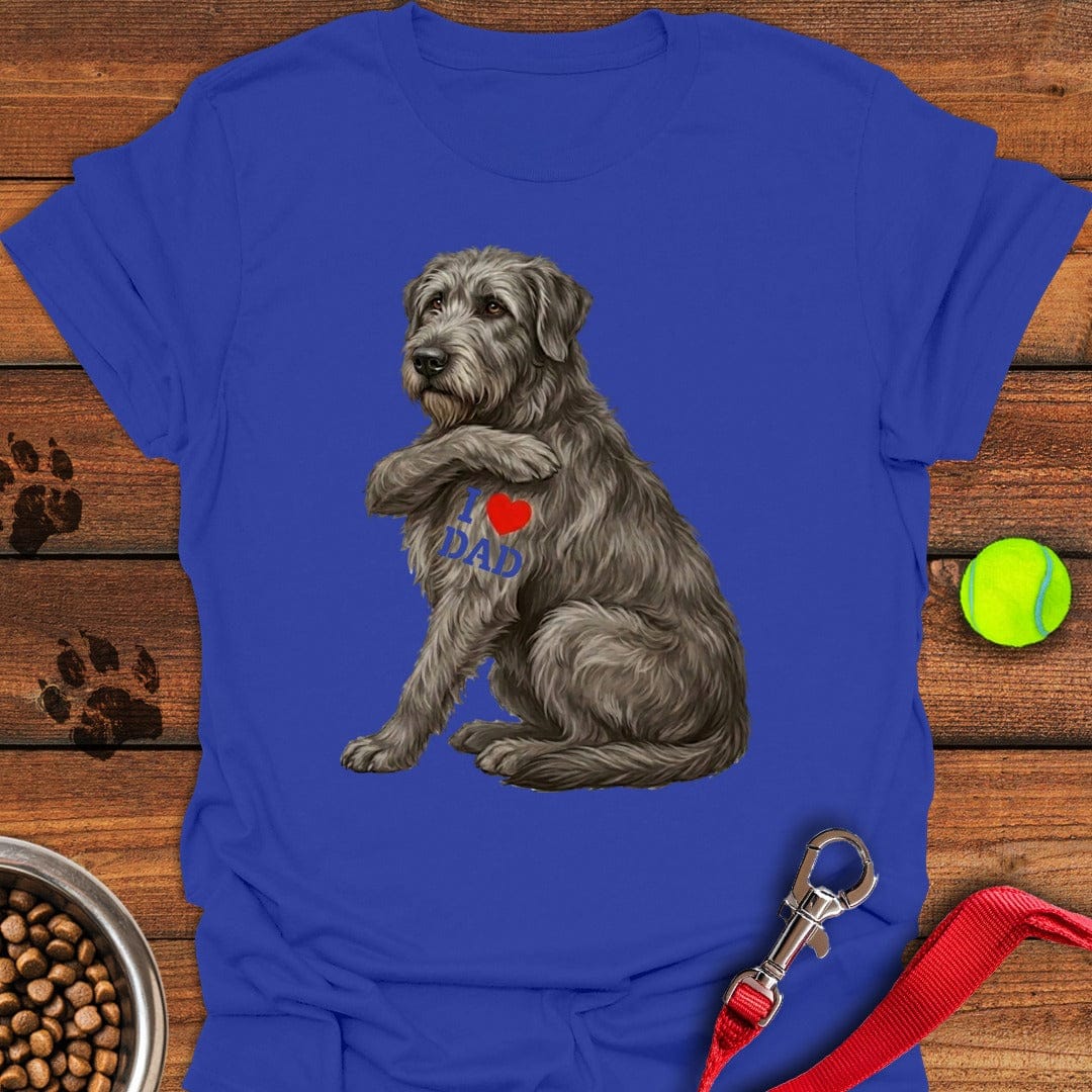 I Love Dad Irish Wolfhound Royal