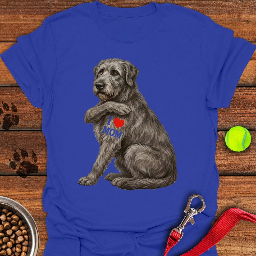 I Love Mom Irish Wolfhound Royal