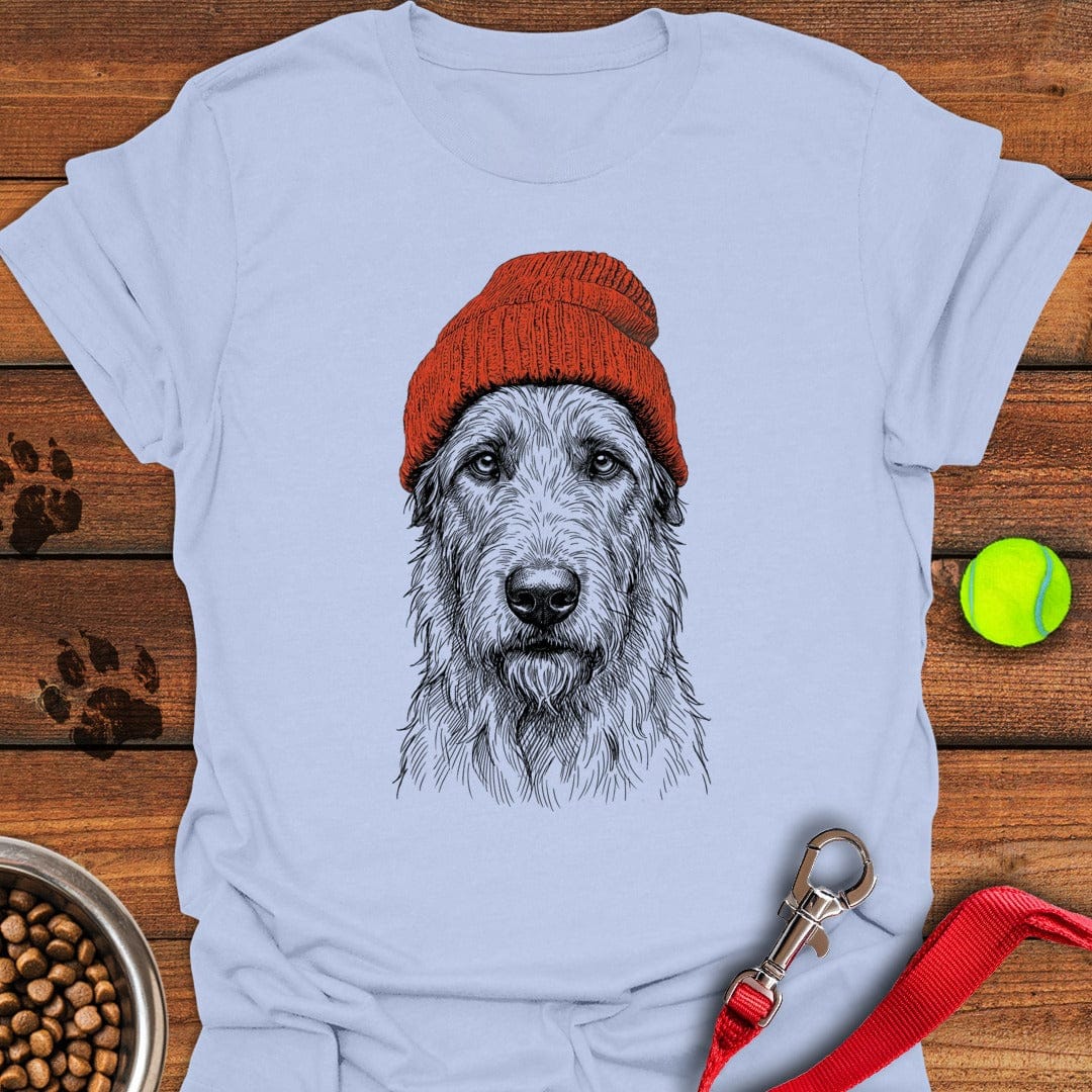 Irish Wolfhound Beanie Light Blue