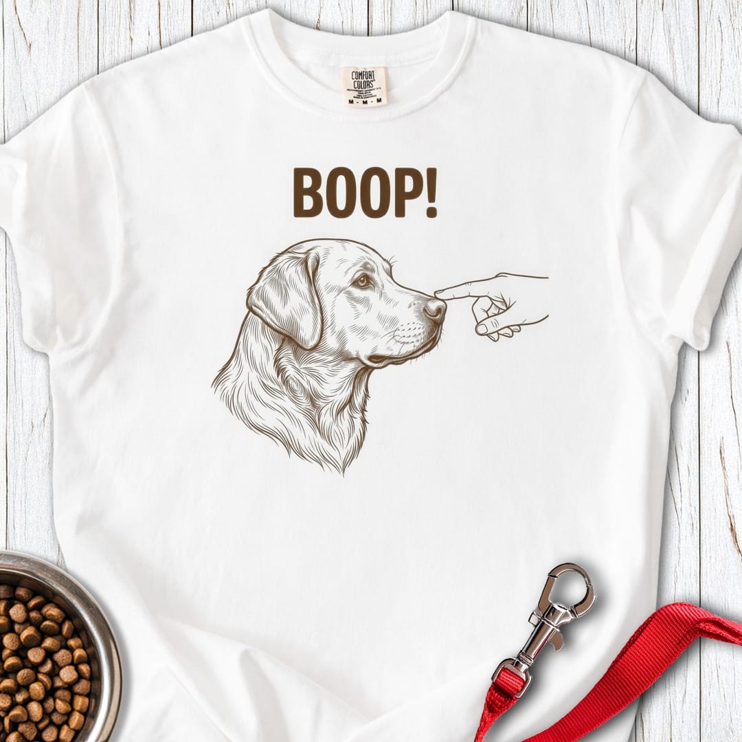 Labrador Boop Premium Tee White