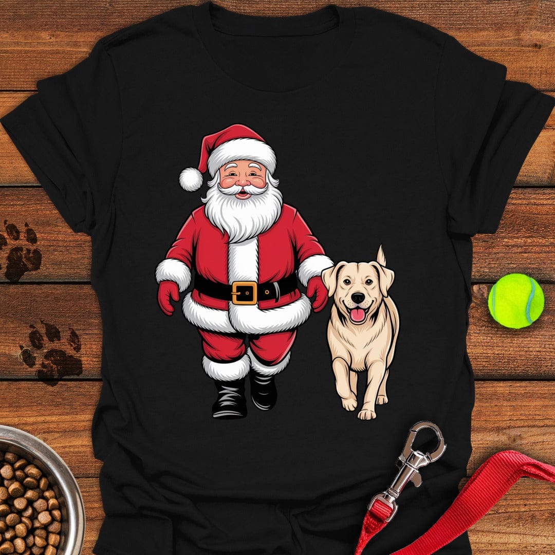 Labrador Christmas T-Shirt Black