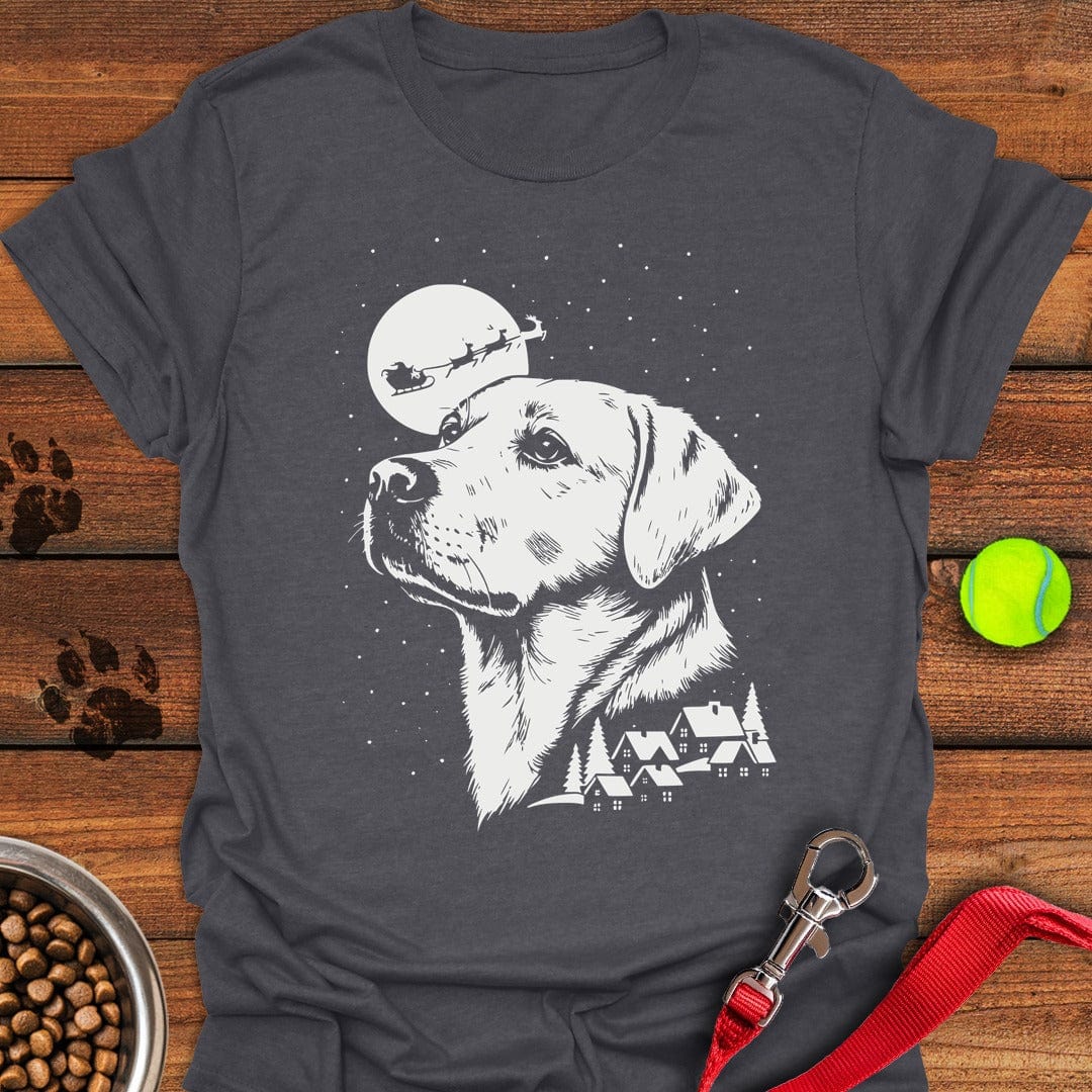 Labrador Christmas T-Shirt Dark Heather