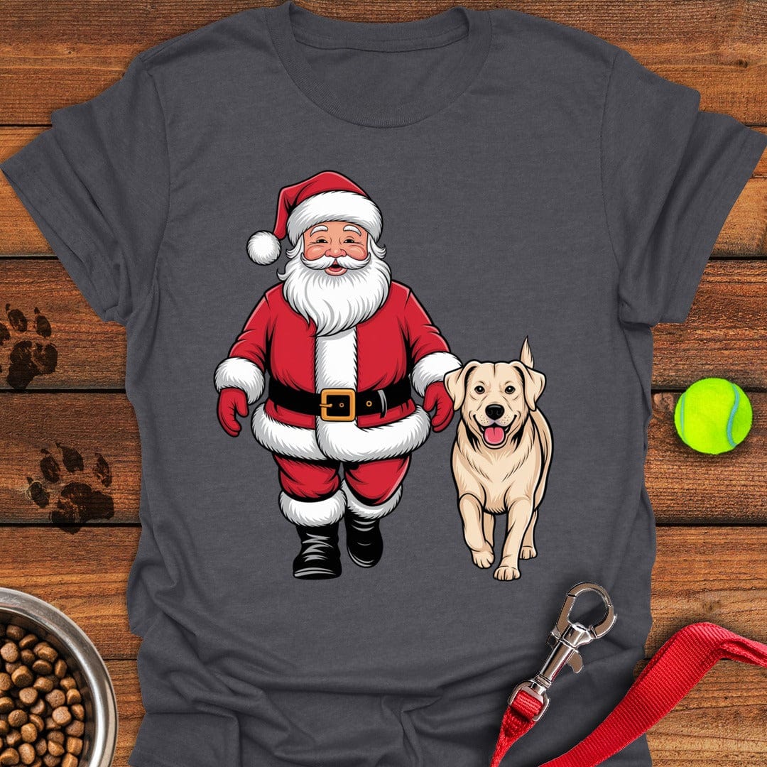 Labrador Christmas T-Shirt Dark Heather