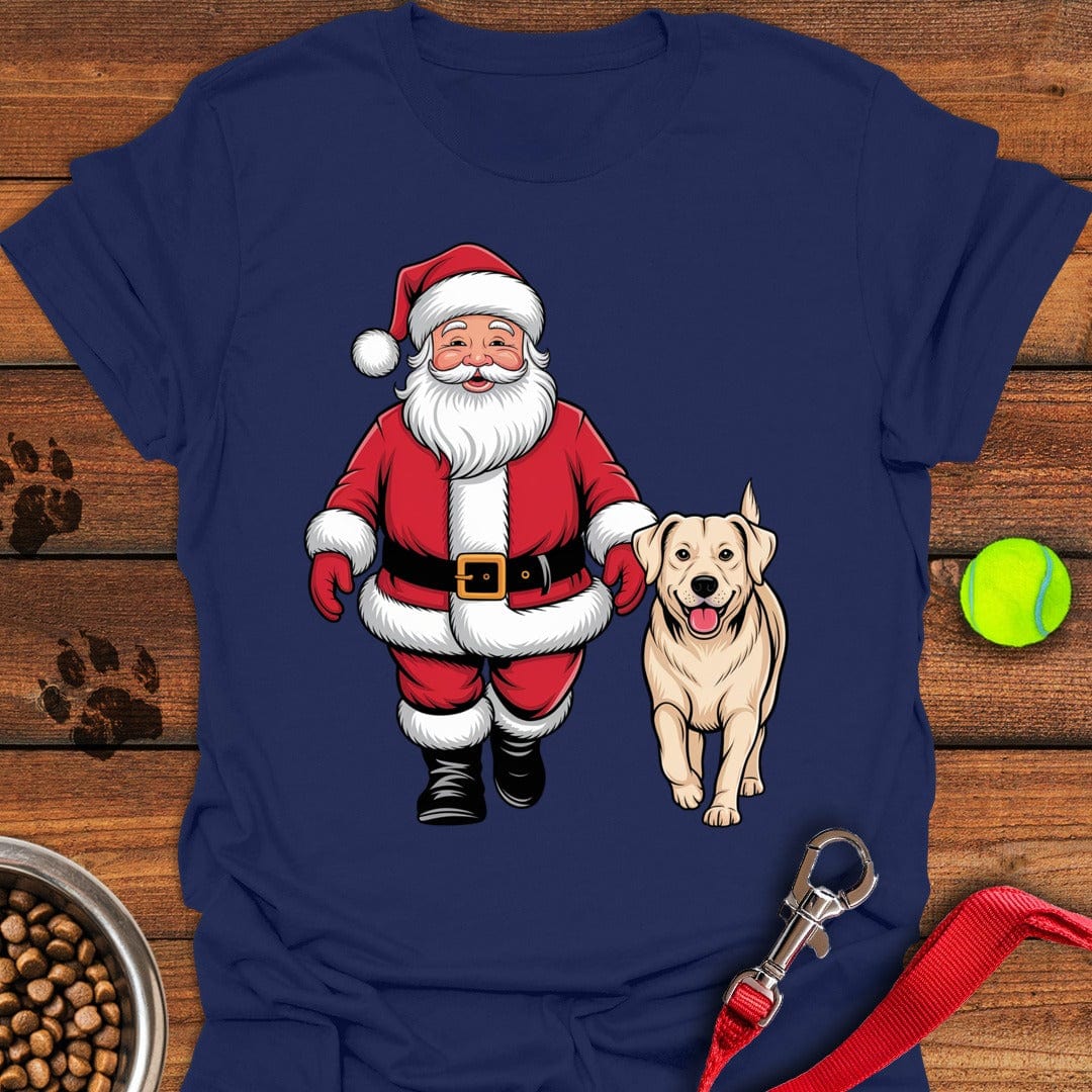 Labrador Christmas T-Shirt Navy