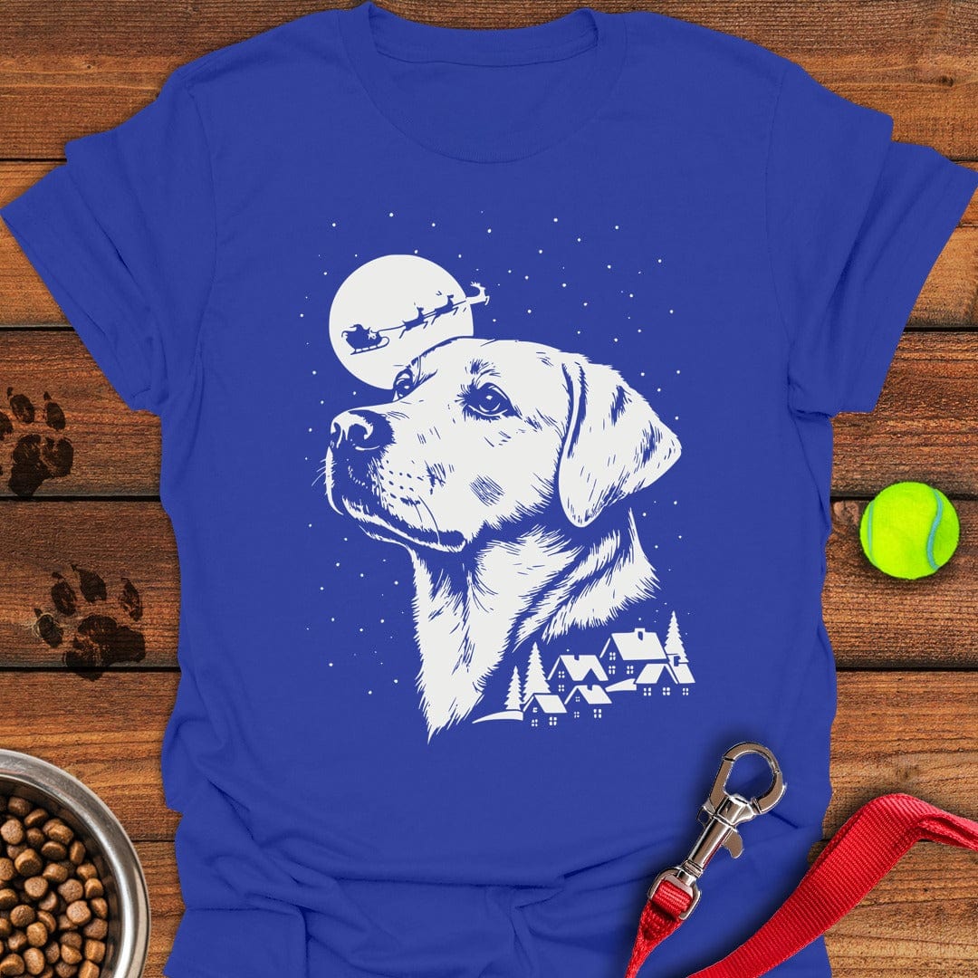 Labrador Christmas T-Shirt Royal