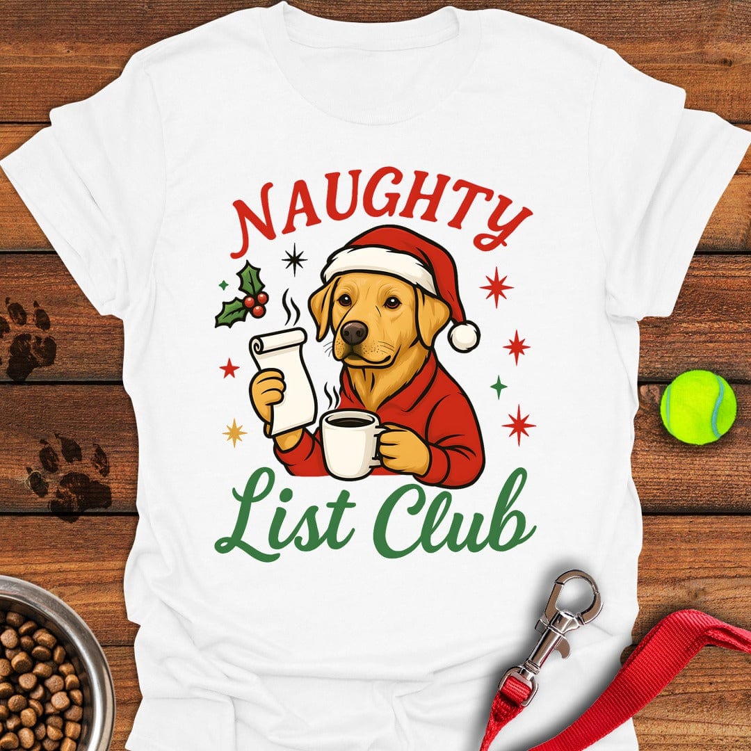 Labrador Christmas T-Shirt White