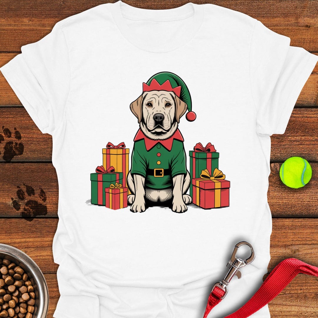 Labrador Christmas T-Shirt White