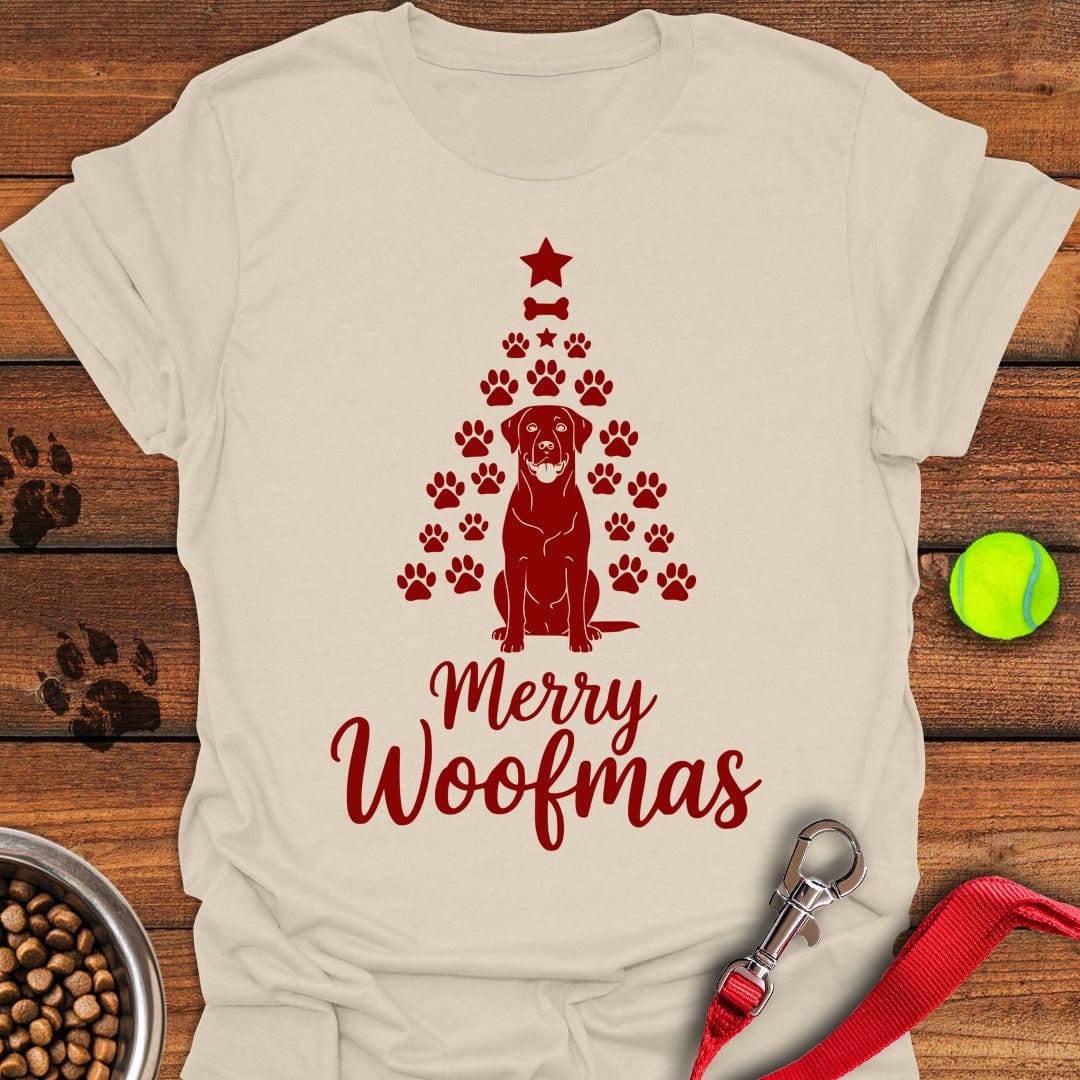 Labrador Merry Woofmas Christmas Natural