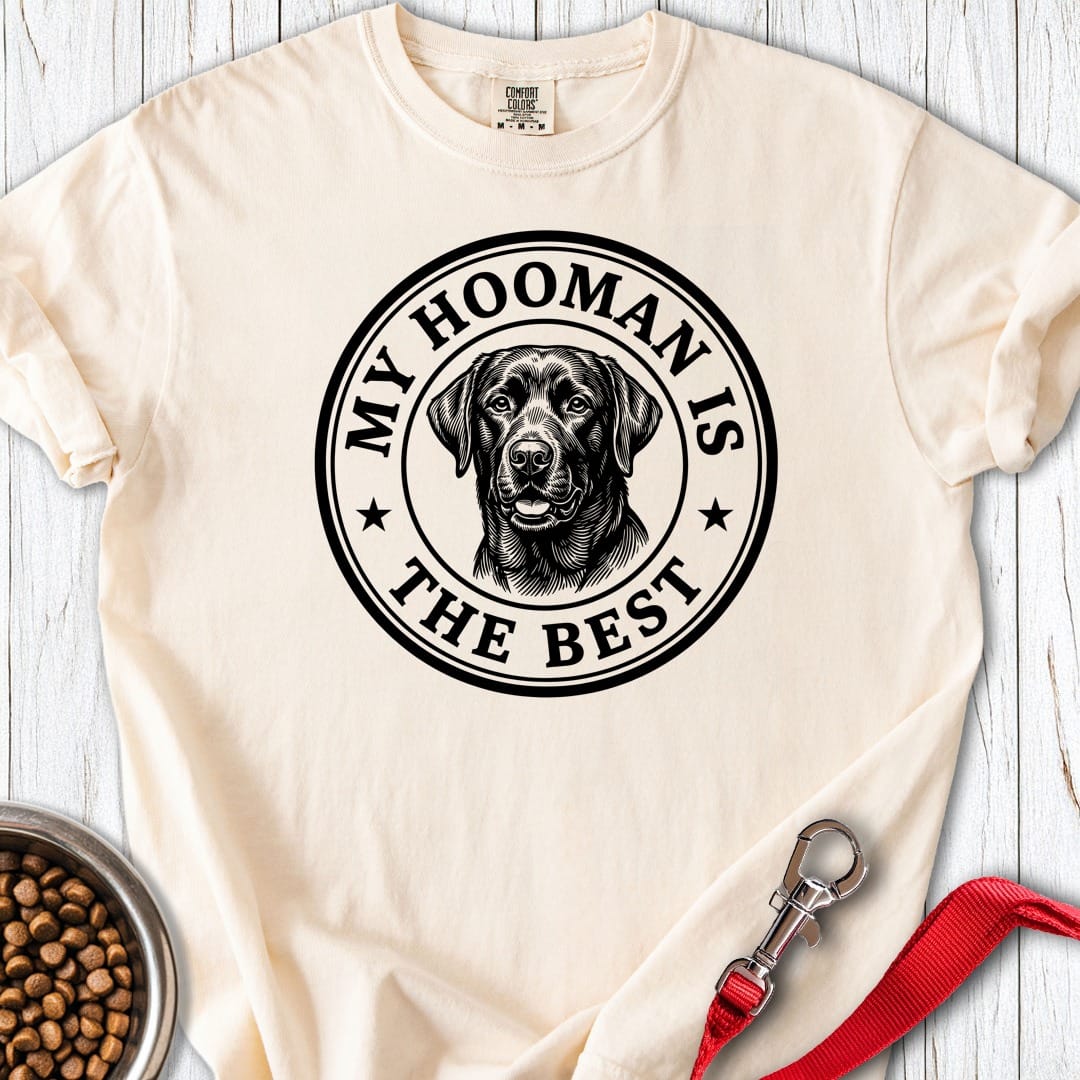 Labrador My Hooman Premium Tee Ivory