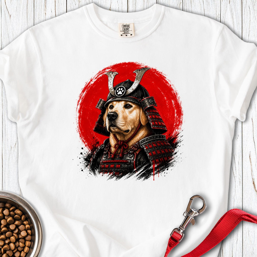 Labrador Samurai Premium Tee White