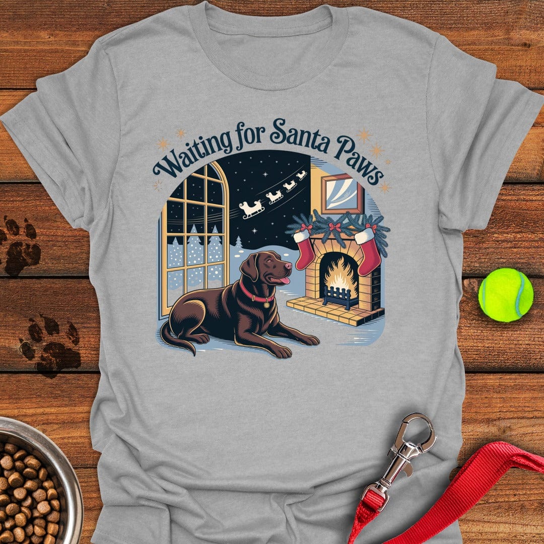 Labrador Santa Paws Christmas Sport Grey