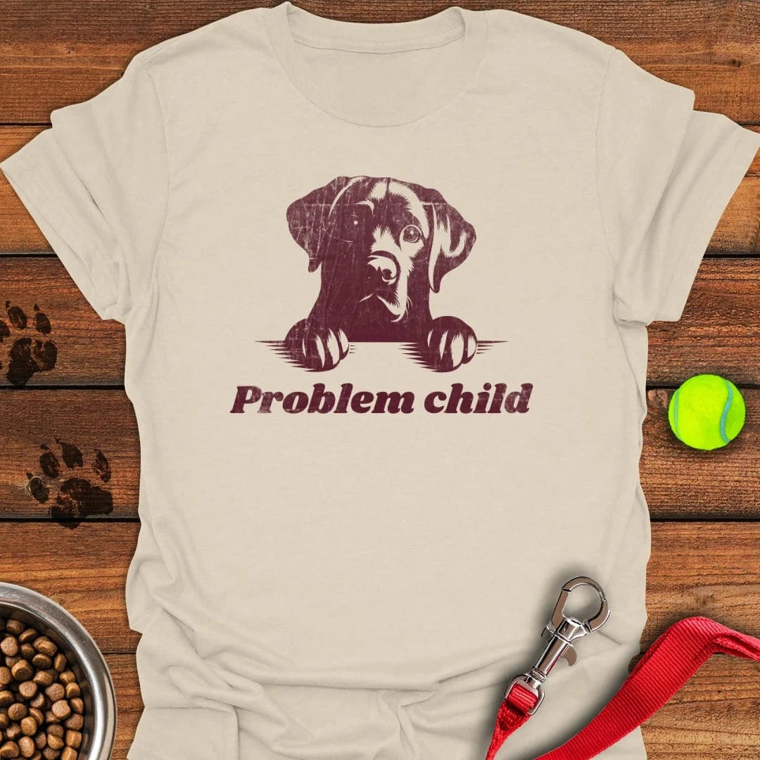 Problem Child Labrador T-Shirt Natural