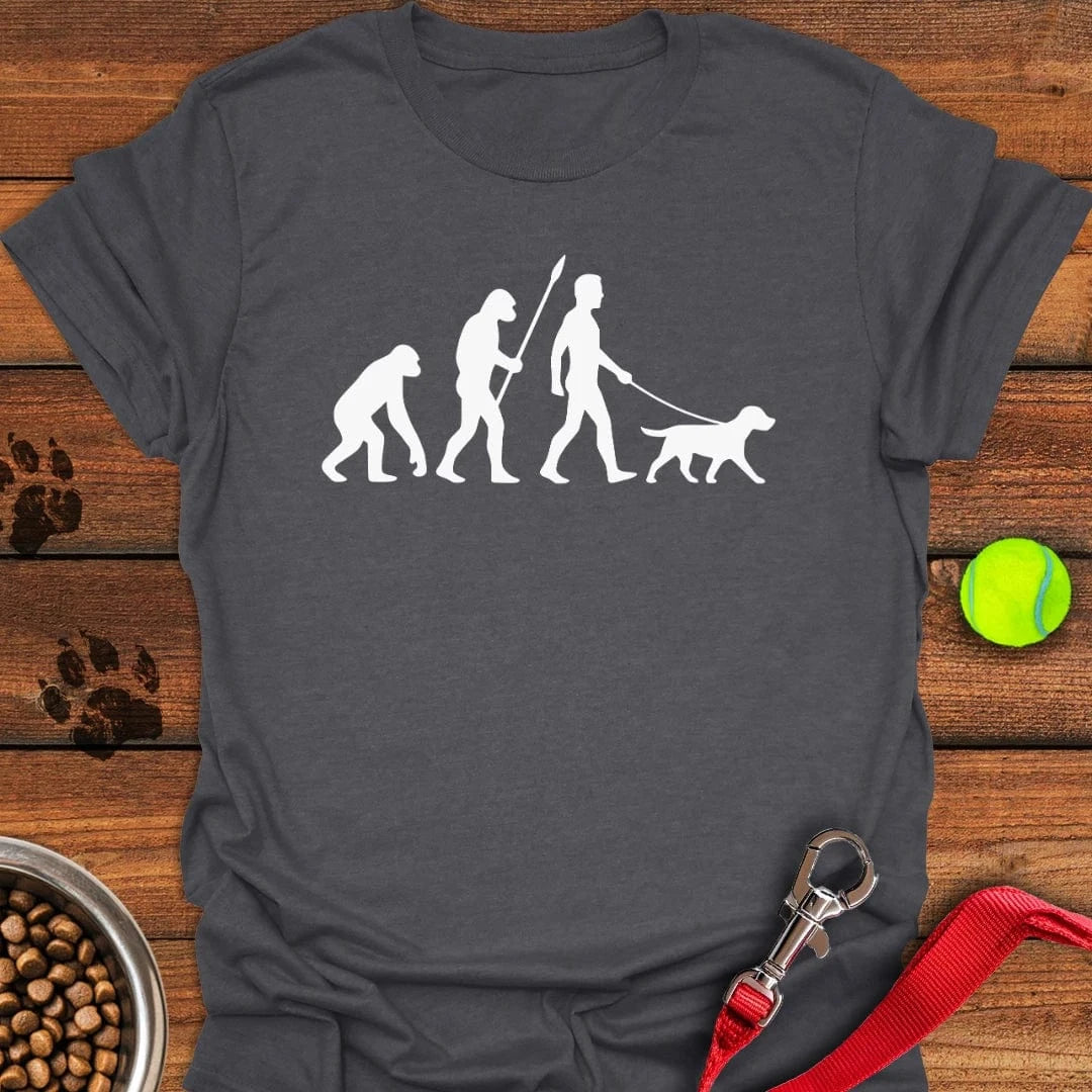 Labrador Evolution Walking T-Shirt Dark Heather