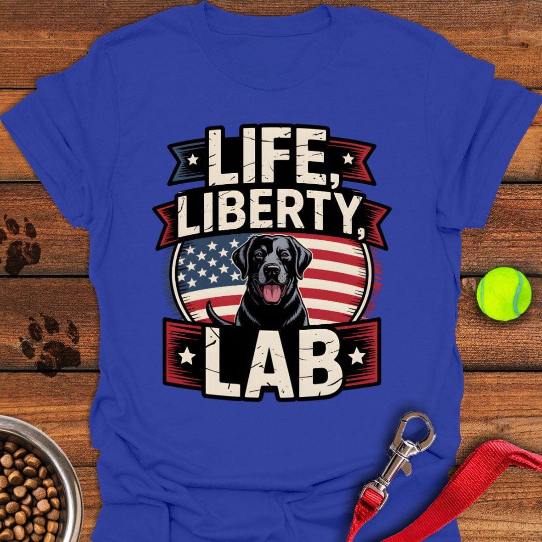 Life Liberty Lab T-Shirt Royal