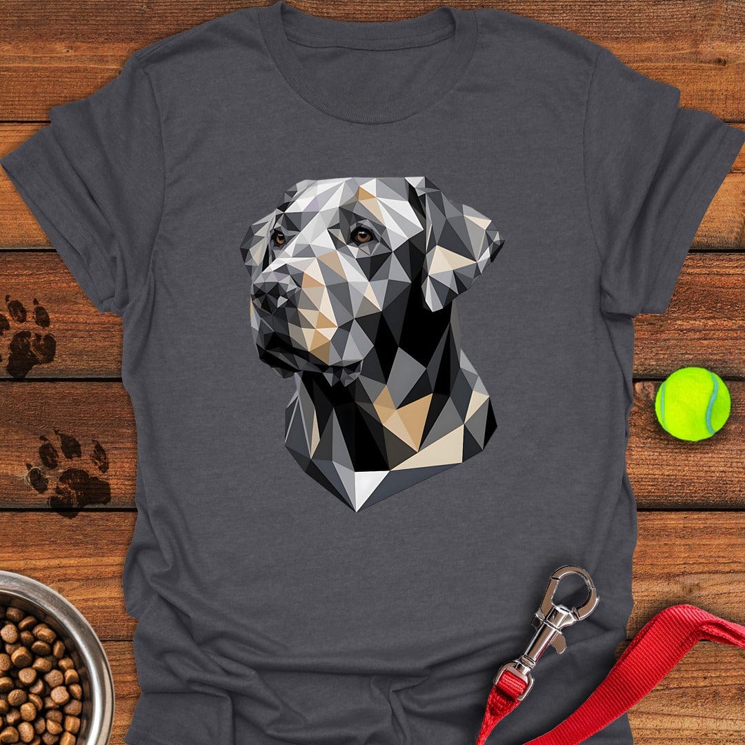 Low Poly Labrador Dark Heather