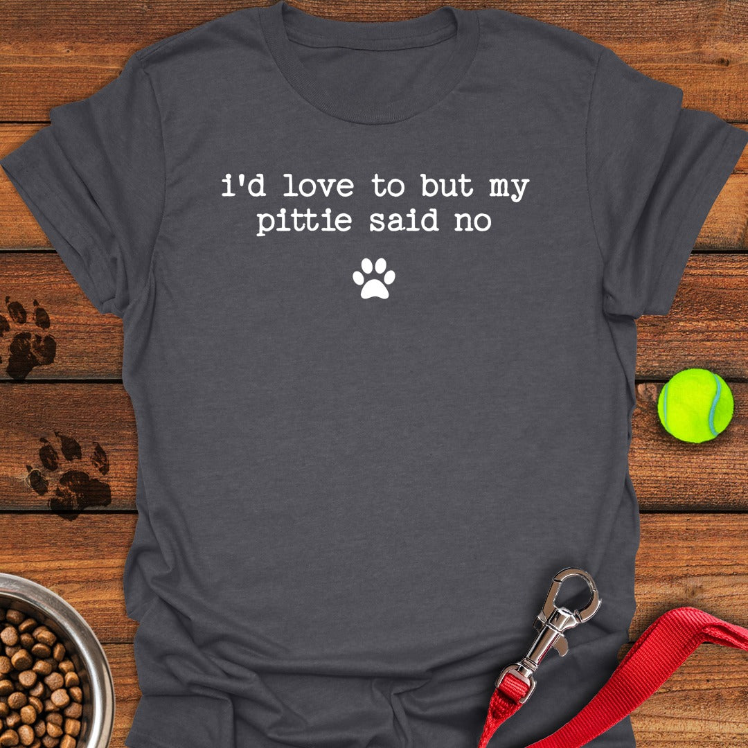 My Pit Bull Said No Dark Heather