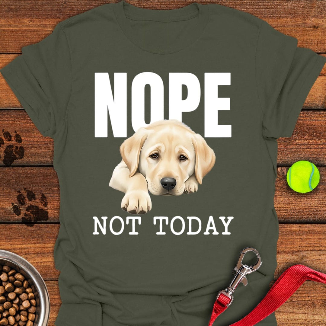 Nope Not Today Lab Military Green
