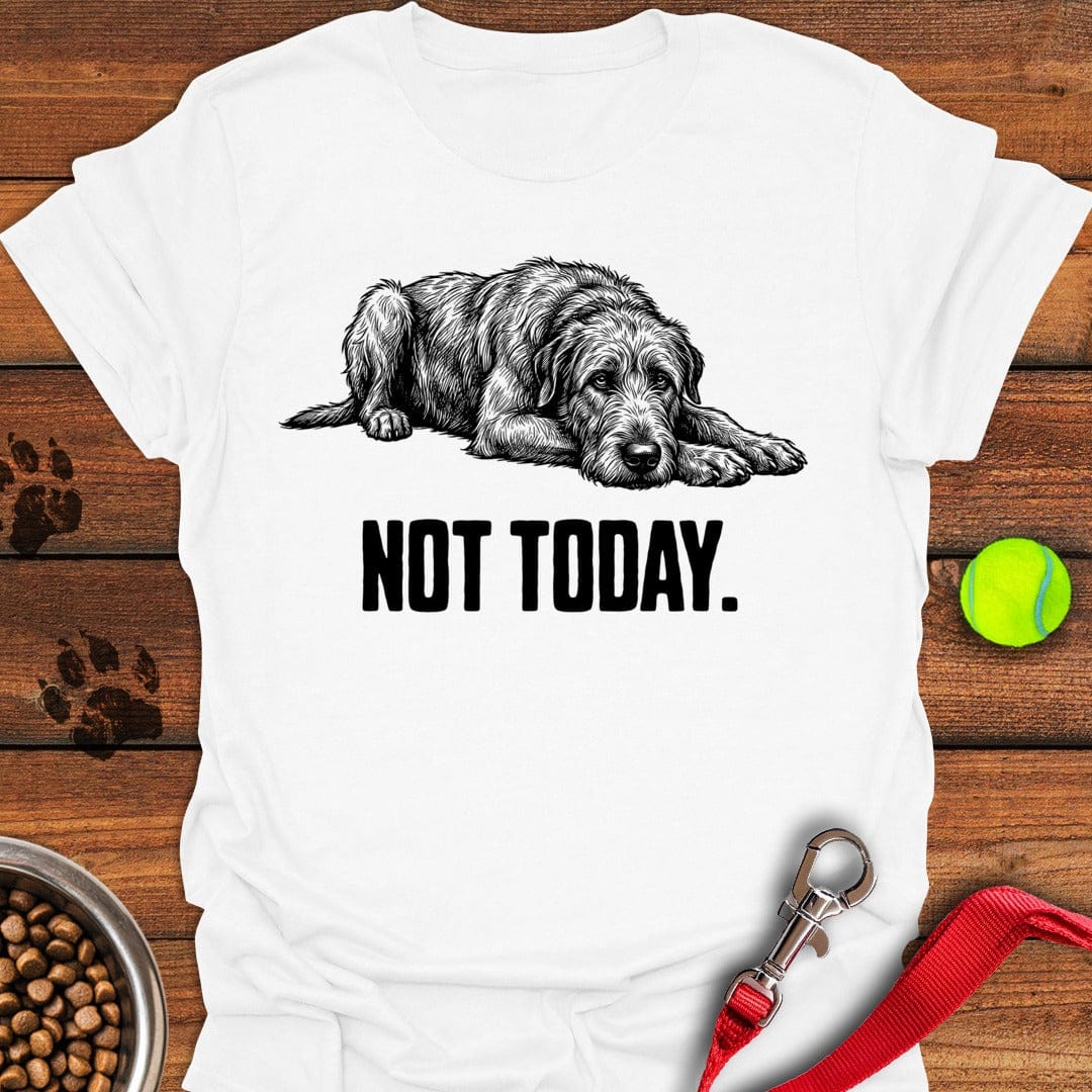 Not Today Irish Wolfhound White